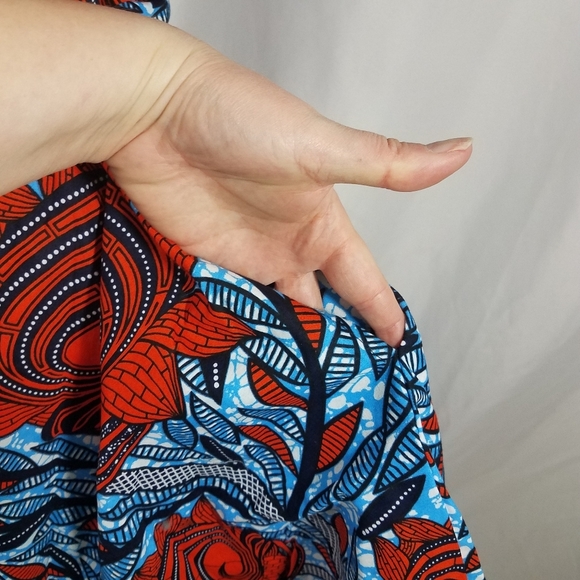 Fayo Ofuure African Print Dress 3XL New - Picture 16 of 16